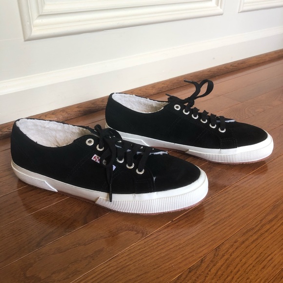 fur lined superga